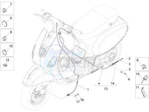 LX 125 4T 3V IE NOABS E3 (APAC) drawing Transmissions