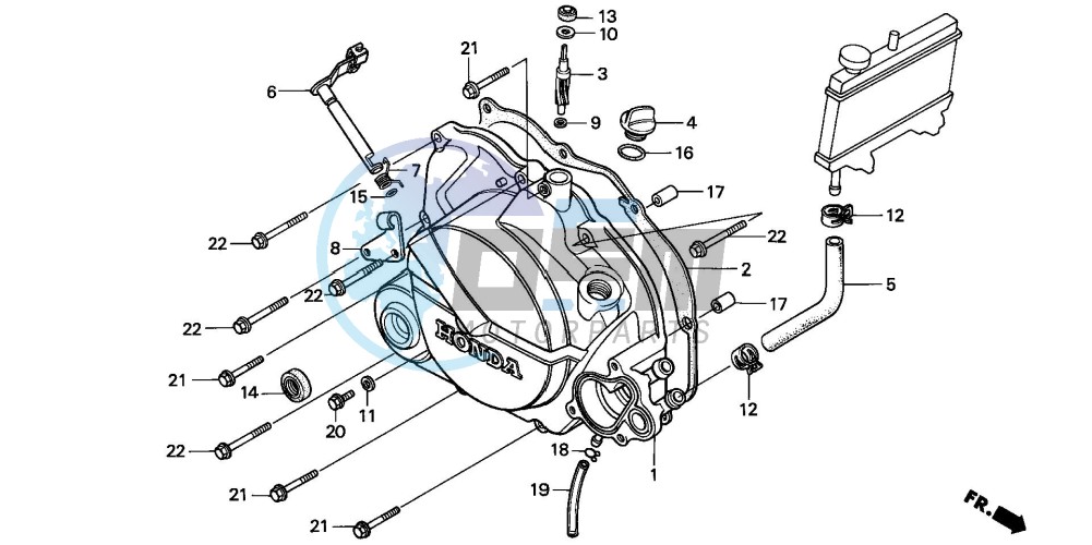 RIGHT CRANKCASE COVER