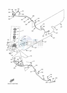 YXE850ENS YXE85WPSK (B8K1) drawing MASTER CYLINDER