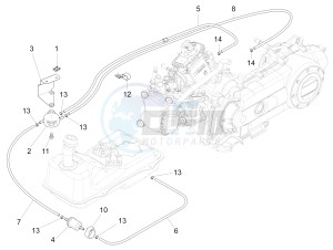 FLY 50 4T 2V 25-30Kmh 25-30Km/h drawing Supply system