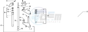 DNA 50 drawing Front Fork