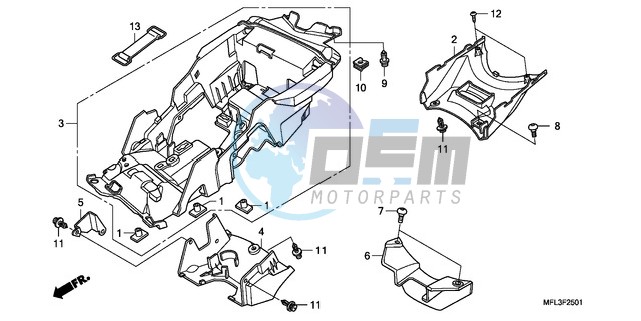 REAR FENDER (CBR1000RA)