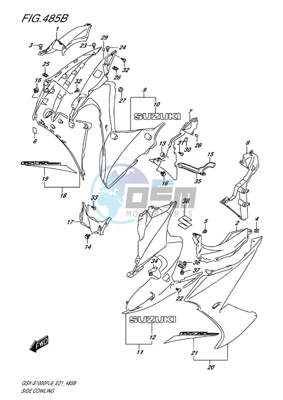 SIDE COWLING (YSF)