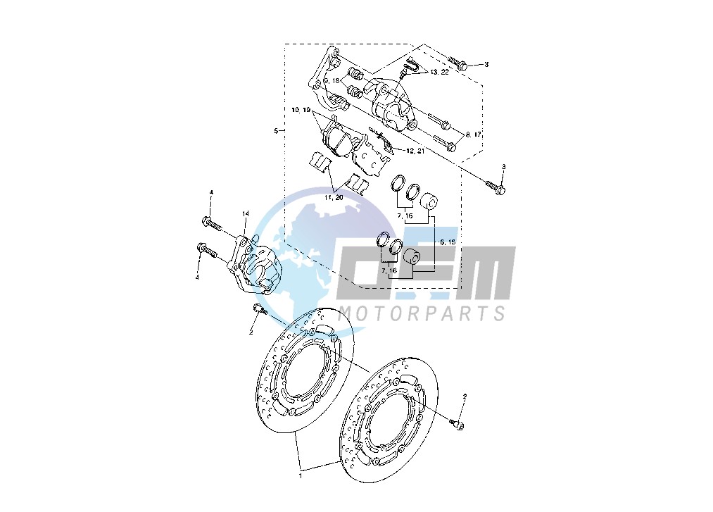 FRONT BRAKE CALIPER