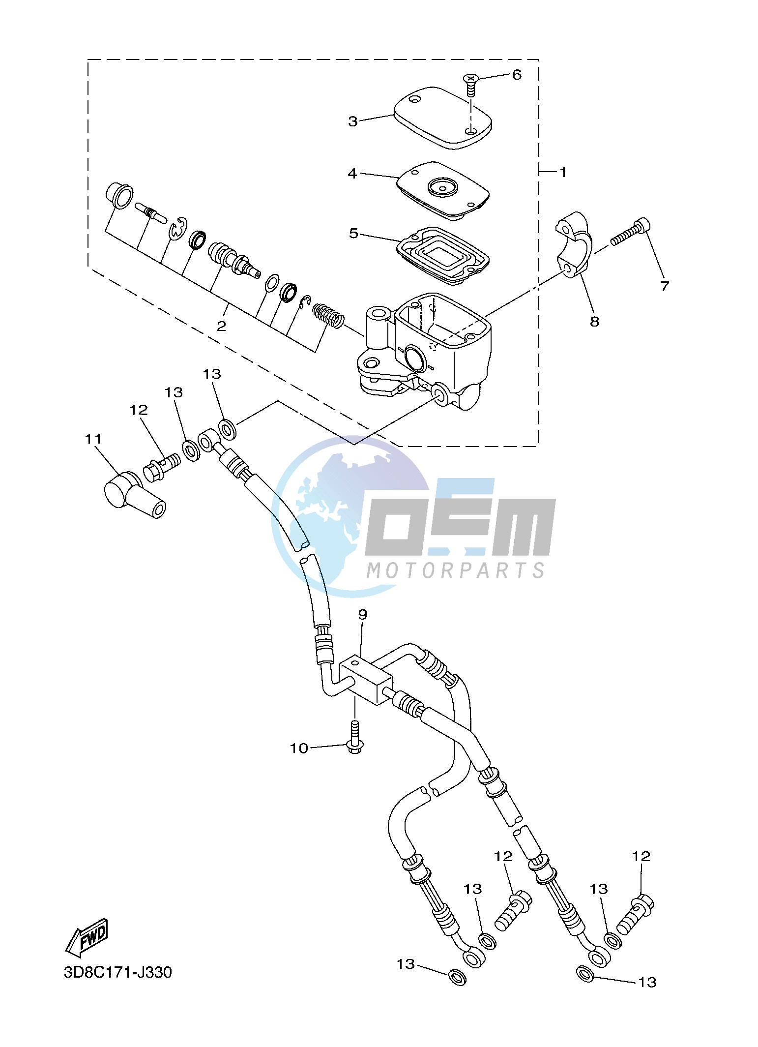 FRONT MASTER CYLINDER