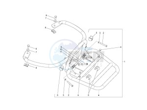 LX 50 4T 2V 25 Kmh Touring NL drawing Rear luggage rack