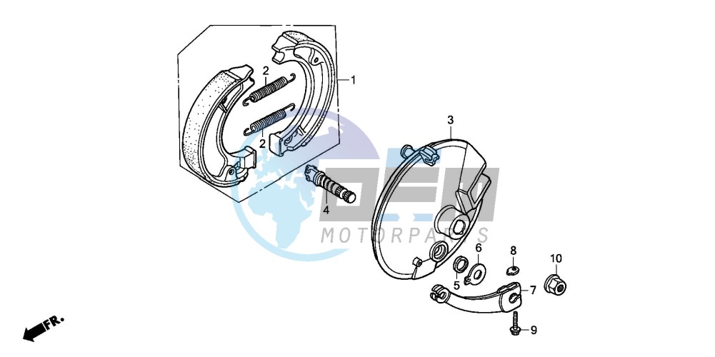 FRONT BRAKE PANEL