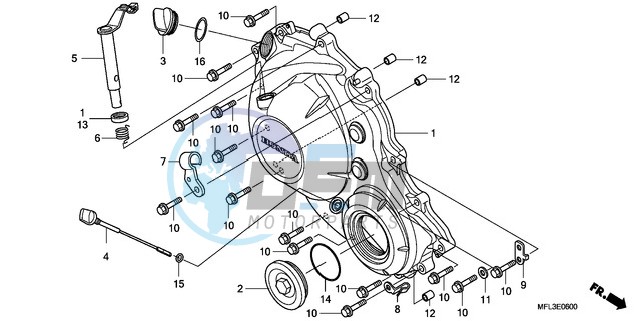 RIGHT CRANKCASE COVER