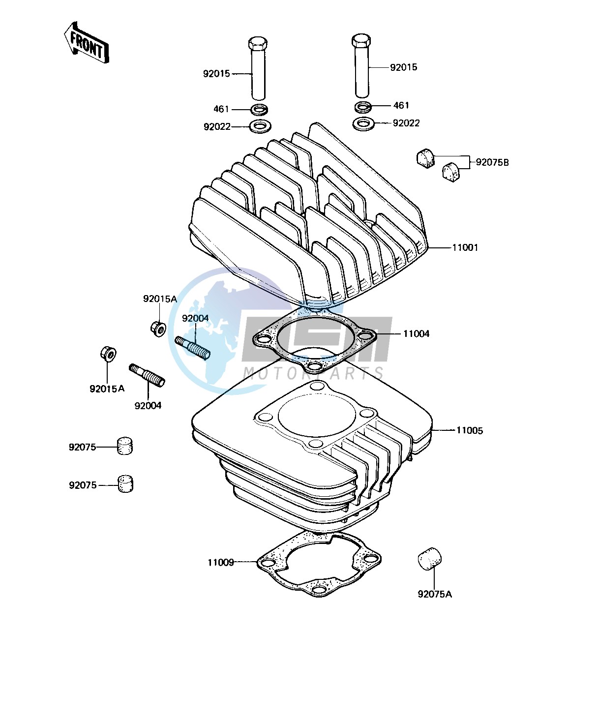 CYLINDER HEAD_CYLINDER -- 82-83 A9_A10- -