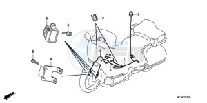 GL18009 BR / AB - (BR / AB) drawing AIRBAG HARNESS