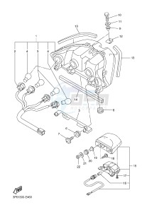 FJR1300A FJR1300A ABS (1MC1,1MC2 1MC6) drawing TAILLIGHT