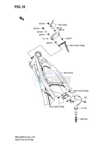 RM-Z250 (E24) drawing IGNITION SYSTEM