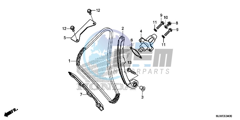 CAM CHAIN/TENSIONER