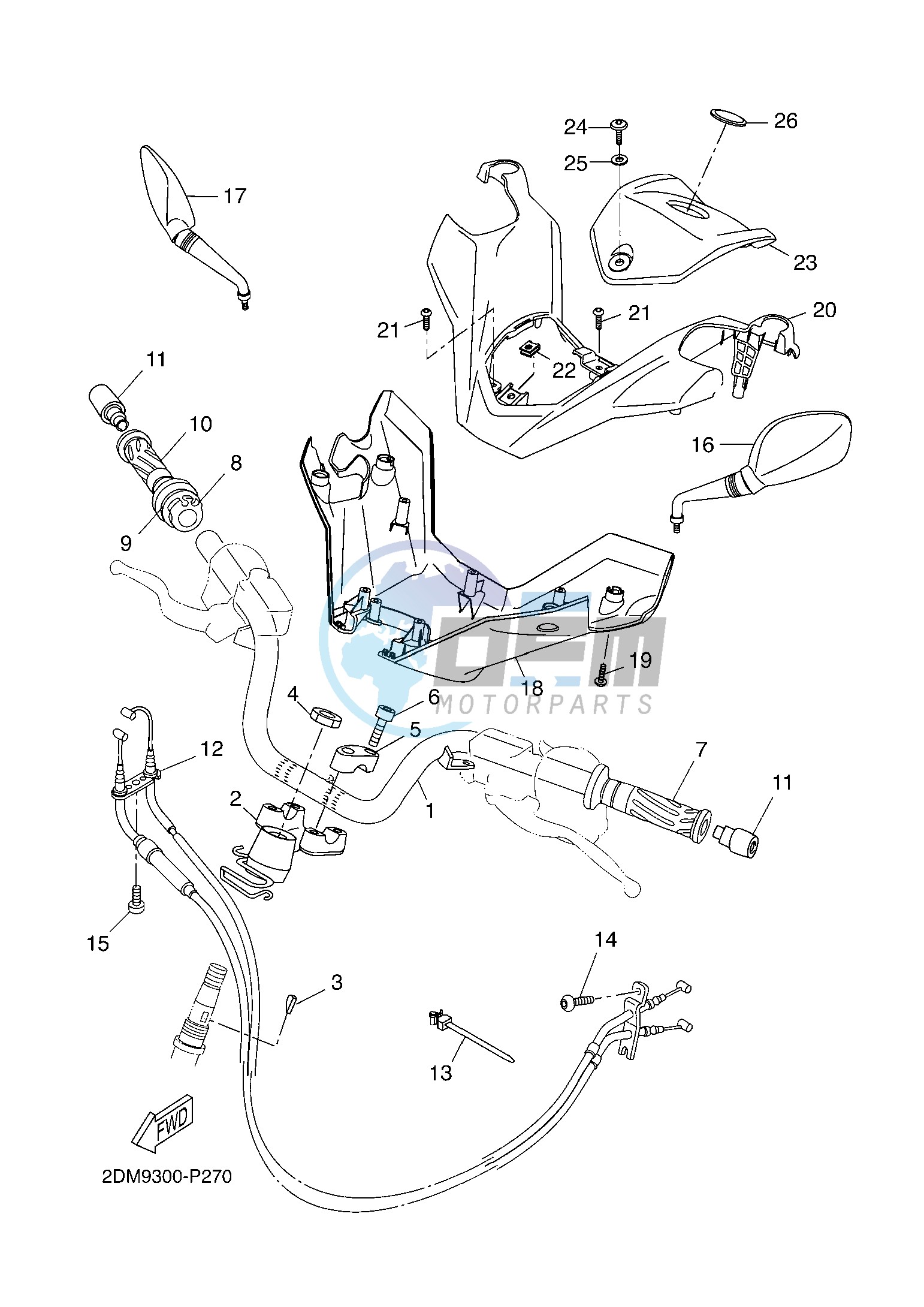 STEERING HANDLE & CABLE