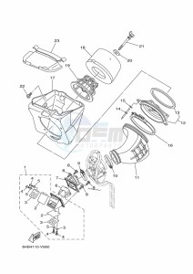 YZ85LW (B0G4) drawing INTAKE