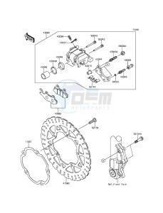 NINJA 250SL BX250AGFA XX (EU ME A(FRICA) drawing Front Brake