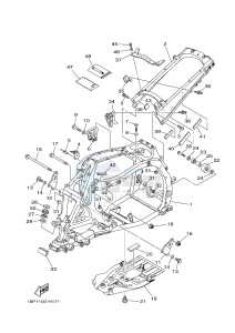 YFZ450R YFZ450RSED YFZ450R SPECIAL EDITION (18PV 18PT) drawing FRAME