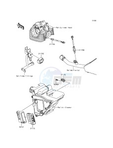 KLX125 KLX125CDS XX (EU ME A(FRICA) drawing Fuel Injection