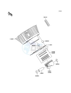 KVF360 4x4 KVF360ADF EU GB drawing Cylinder/Piston(s)