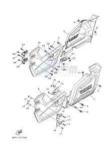 YXM700E YXM70VPXJ VIKING EPS (B5F3) drawing SIDE COVER