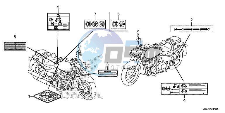 CAUTION LABEL (VT750CS/ C2B/ C2S/ C)