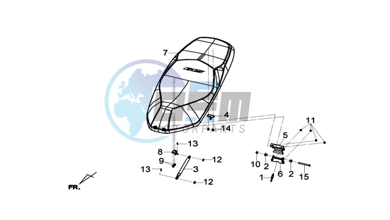 BUDDYSEAT / REAR LUGGAGE FRAME /