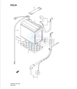 DL650 drawing BATTERY (DL650AUEL1 E19)