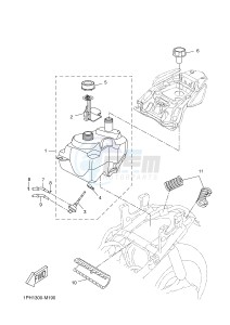 NS50N AEROX NAKED (1PL1 1PL1) drawing FUEL TANK