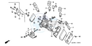 VFR800A9 Europe Direct - (ED / ABS MME) drawing COWL STAY (VFR800A)