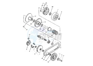 YP E MAJESTY 125 drawing CLUTCH