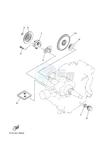 TT-R110E (B51A B51B B51C B51C) drawing OIL PUMP