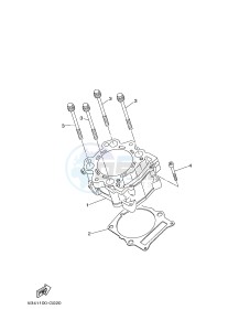 YXM700E YXM700PE VIKING EPS (1XP3) drawing CYLINDER