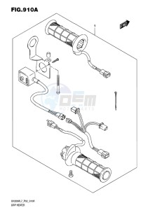 UH200 ABS BURGMAN EU drawing GRIP HEATER SET (OPTIONAL)