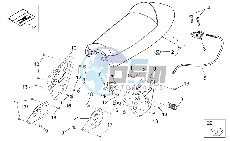 Saddle-Central body