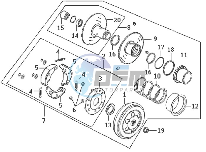 DRIVE PULLEY / V-BELT