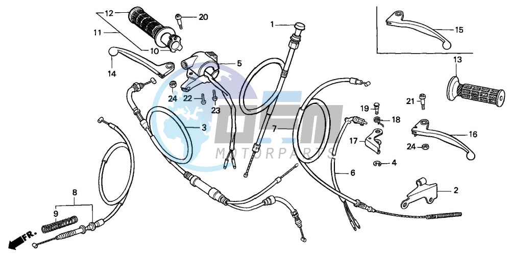 HANDLE LEVER/CABLE/SWITCH