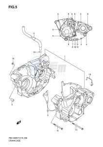 RM-Z450 (E19) drawing CRANKCASE