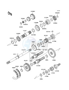 MULE 3010 4x4 KAF620-E5 EU drawing Transmission