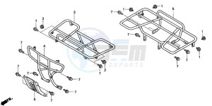 TRX350TM RANCHER S drawing CARRIER