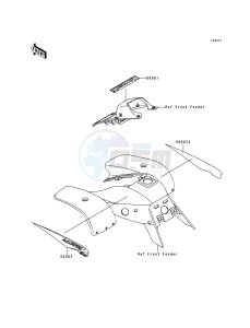 KEF 300 A [LAKOTA 300] (A2-A5) [LAKOTA 300] drawing DECALS-- GREEN- --- KEF300-A4- -