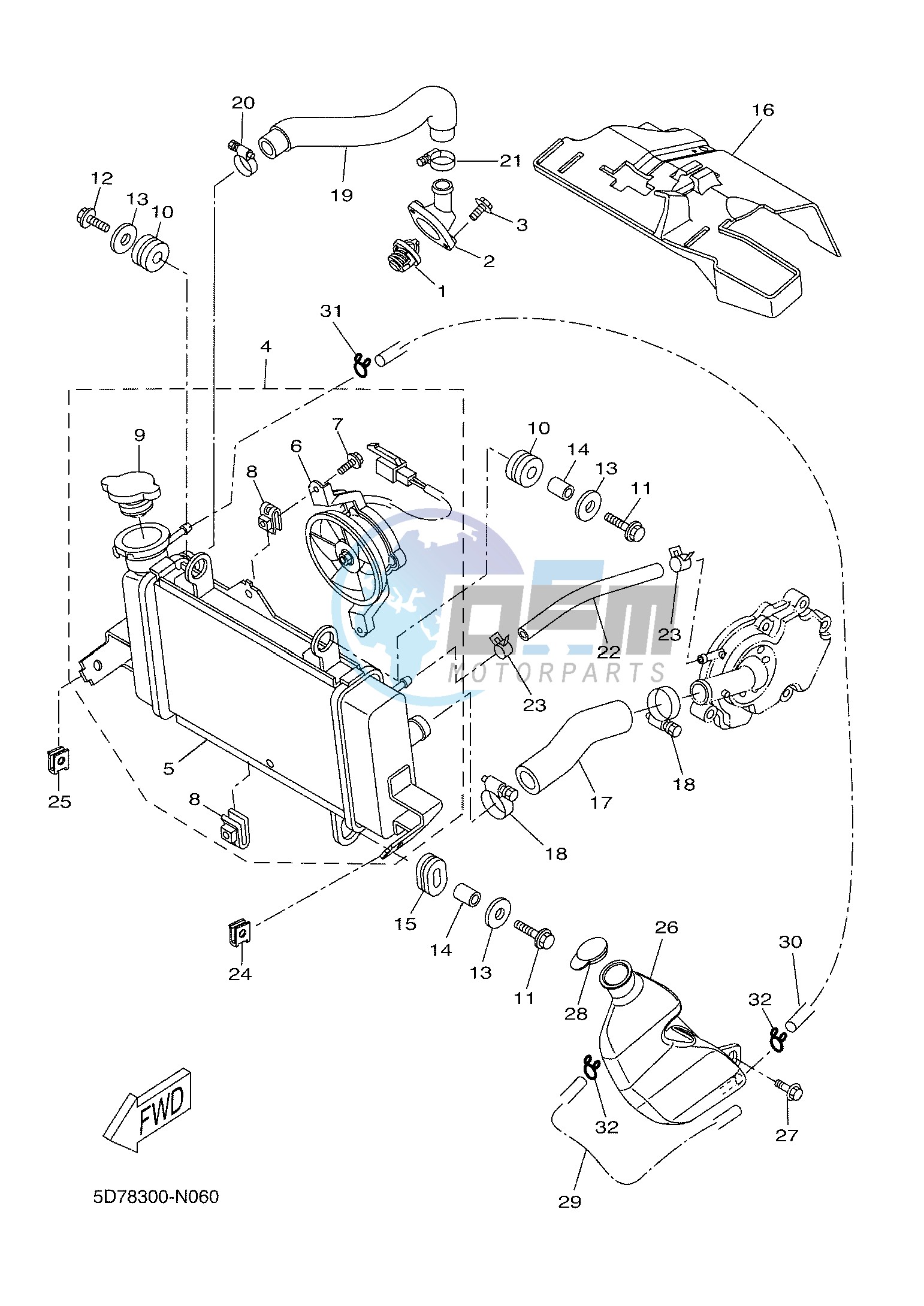 RADIATOR & HOSE