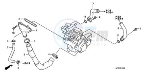 CB13009 SI / MME TWO - (SI / MME TWO) drawing WATER PIPE