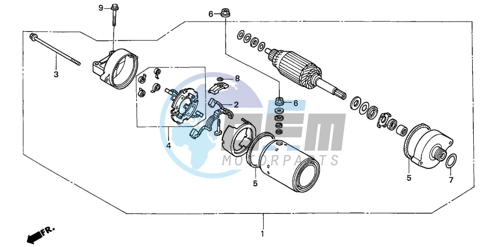 STARTING MOTOR (CBF600S6/SA6/N6/NA6)