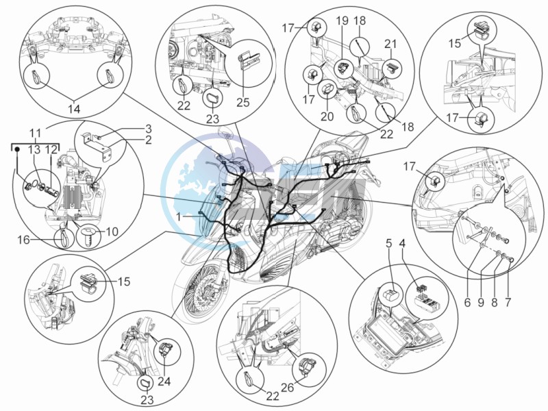 Main cable harness