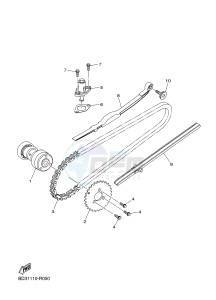 YFM90R YFM09RYXH (BD36) drawing CAMSHAFT & CHAIN