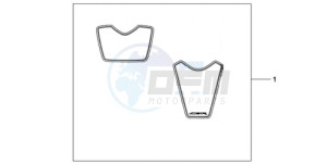 CBR1000RR9 Australia - (U / MME) drawing RACING STICKERSSET