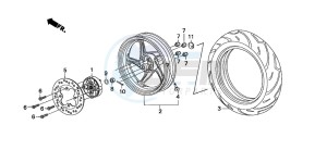 SZX50S X8R-S drawing REAR WHEEL (1)