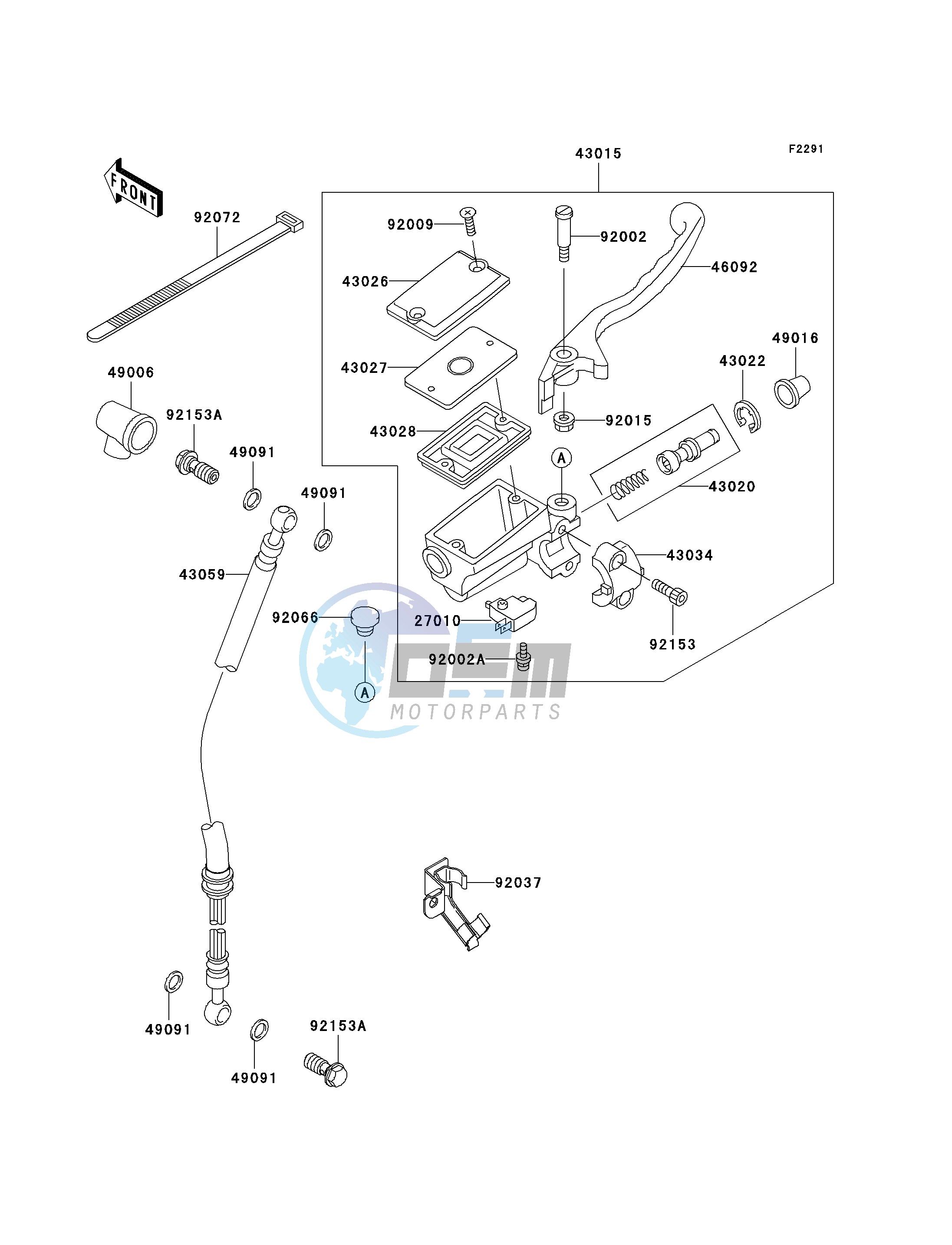 FRONT MASTER CYLINDER