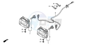 TRX350FE RANCHER 4X4 ES drawing HEADLIGHT (TRX350FM/FE)