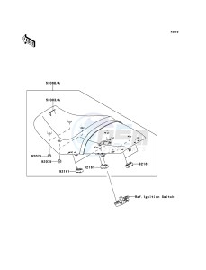 ZZR1400_ABS ZX1400FEFB FR GB XX (EU ME A(FRICA) drawing Seat